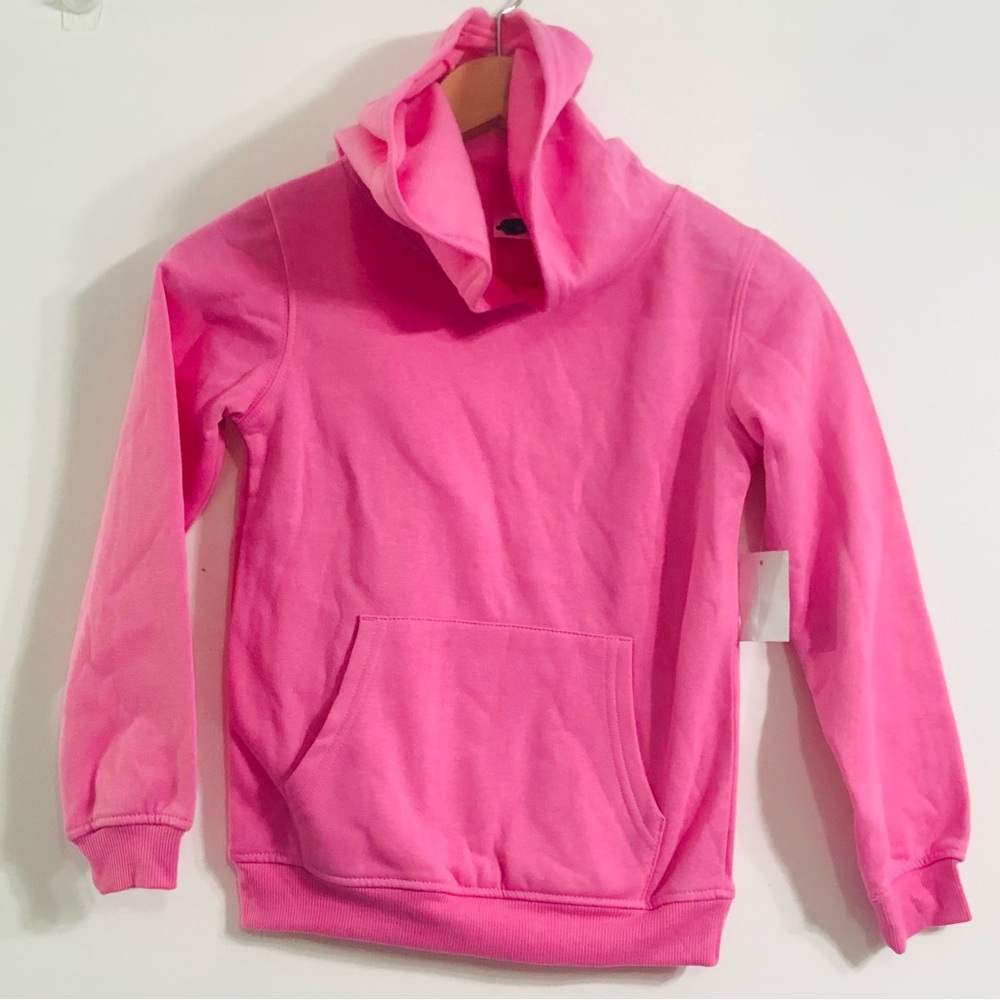 Extremely me girl’s hoodie kangaroo pocket pull over pink.10/12